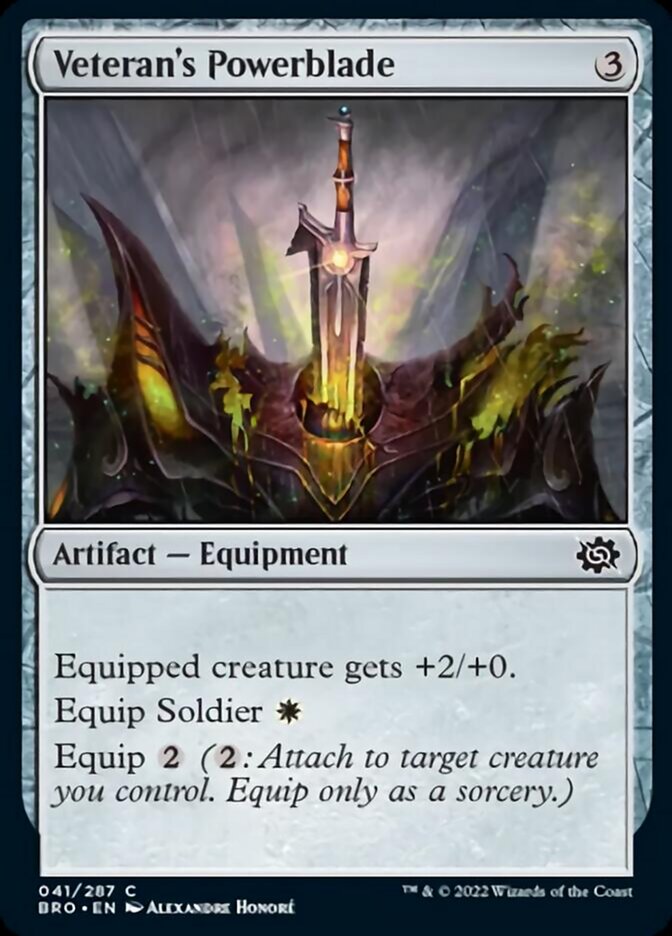 Veteran's Powerblade [The Brothers' War] | Odin's Place