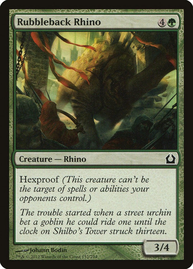 Rubbleback Rhino (132) [Return to Ravnica] | Odin's Place