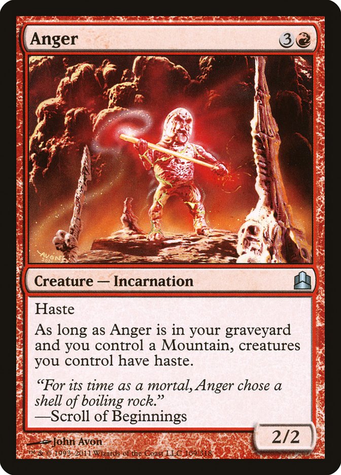 Anger (109) [Commander 2011] | Odin's Place