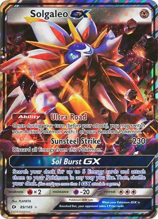 Solgaleo GX (89/149) (Jumbo Card) [Sun & Moon: Base Set] | Odin's Place