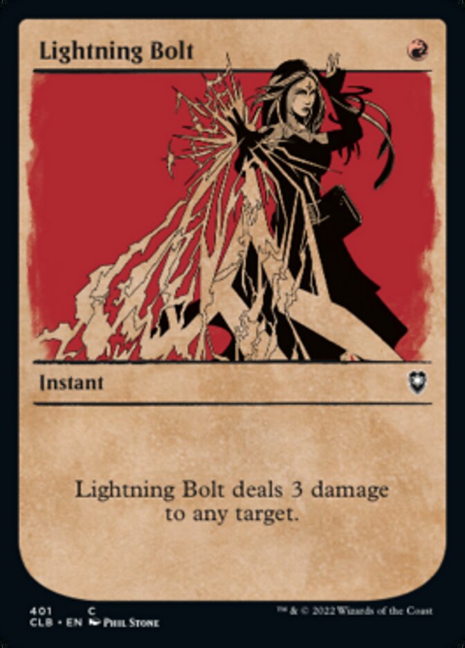 Lightning Bolt (Showcase) [Commander Legends: Battle for Baldur's Gate] | Odin's Place