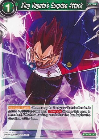 King Vegeta's Surprise Attack (BT1-079) [Galactic Battle] | Odin's Place