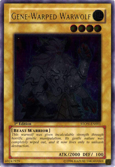 Gene-Warped Warwolf [STON-EN001] Ultimate Rare | Odin's Place