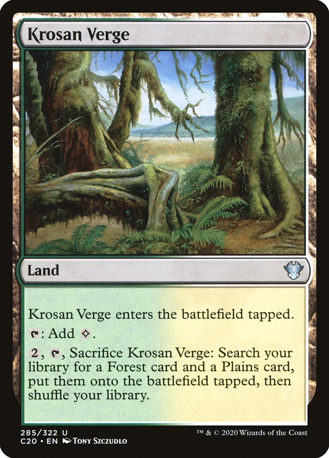 Krosan Verge [Commander 2020] | Odin's Place