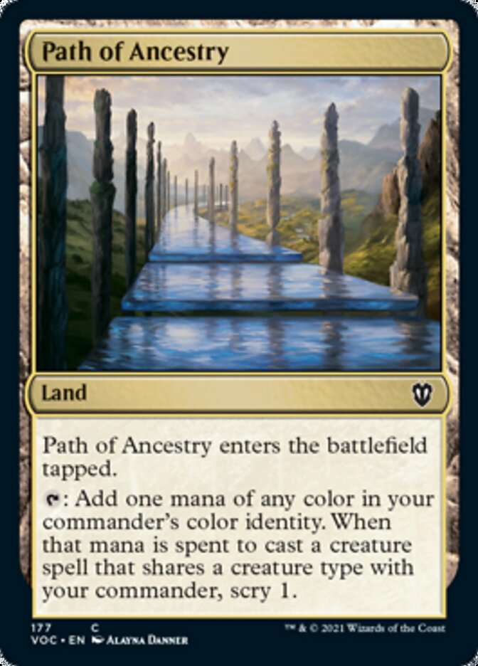 Path of Ancestry [Innistrad: Crimson Vow Commander] | Odin's Place