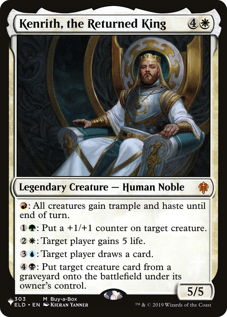 Kenrith, the Returned King [The List] | Odin's Place