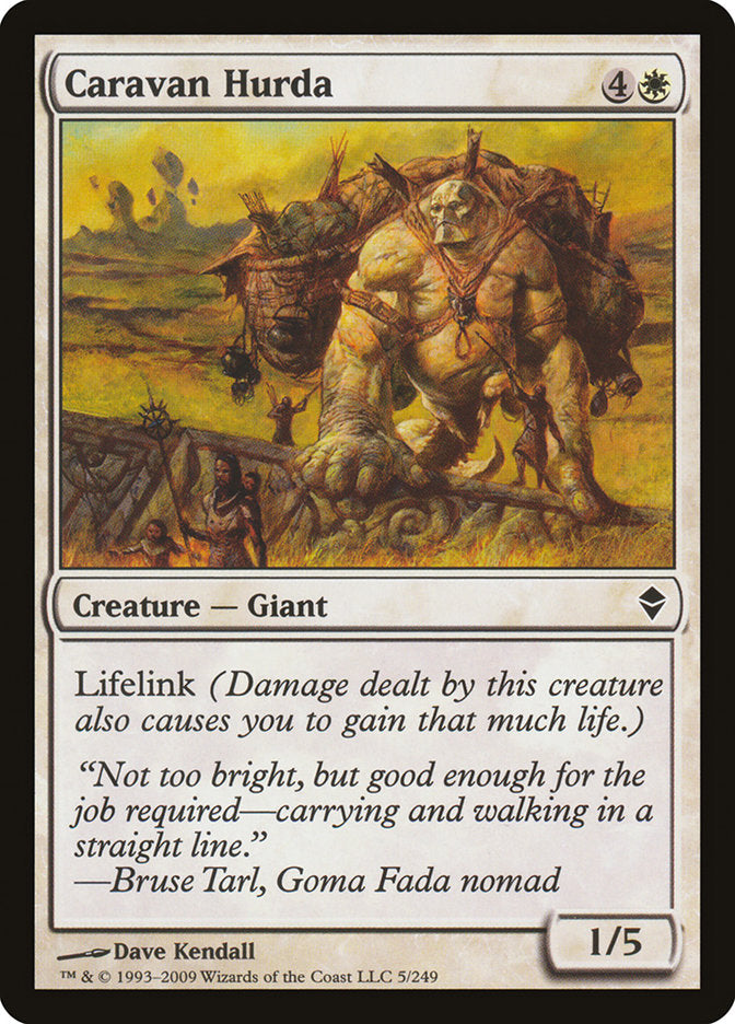 Caravan Hurda (5) [Zendikar] | Odin's Place