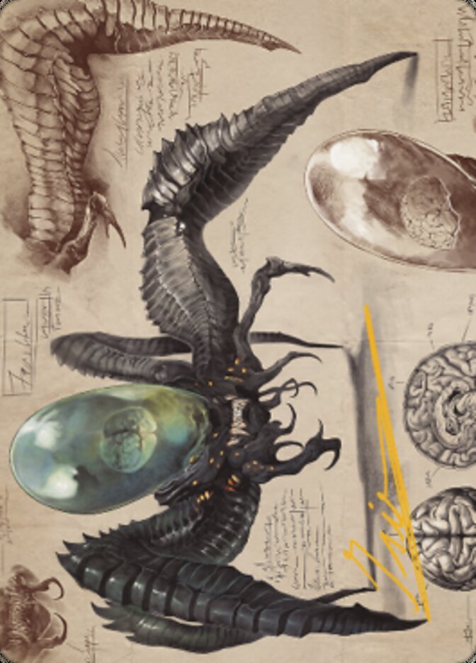 Psychosis Crawler Art Card (Gold-Stamped Signature) [The Brothers' War Art Series] | Odin's Place