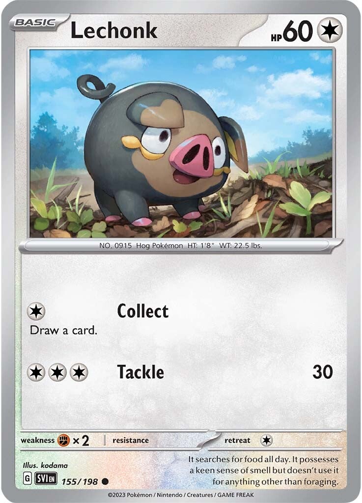 Lechonk (155/198) [Scarlet & Violet: Base Set] | Odin's Place