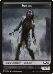 Weird // Zombie Double-Sided Token [Core Set 2021 Tokens] | Odin's Place
