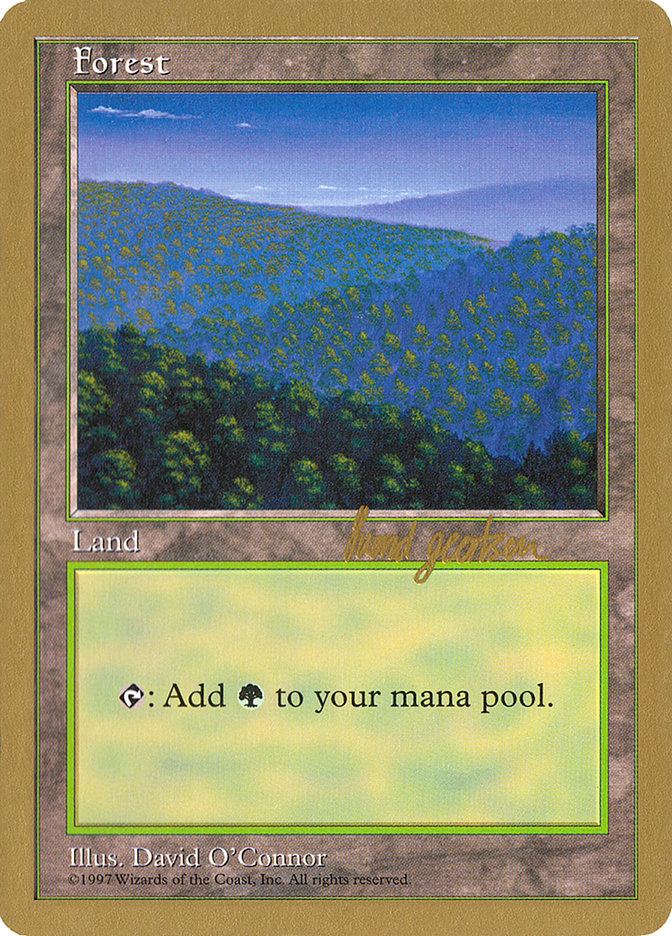 Forest (418) (Svend Geertsen) [World Championship Decks 1997] | Odin's Place