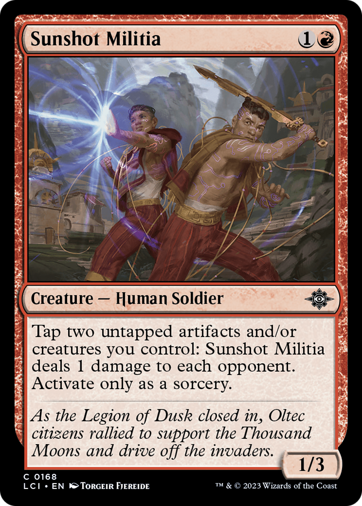 Sunshot Militia [The Lost Caverns of Ixalan] | Odin's Place