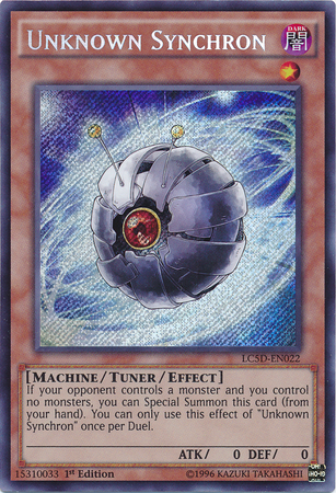 Unknown Synchron [LC5D-EN022] Secret Rare | Odin's Place
