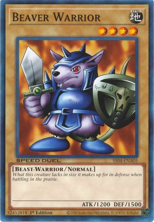 Beaver Warrior [SS04-ENA05] Common | Odin's Place