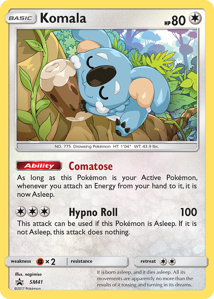 Komala (SM41) [Sun & Moon: Black Star Promos] | Odin's Place