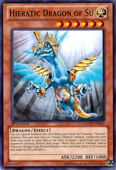 Hieratic Dragon of Su [GAOV-EN023] Common | Odin's Place