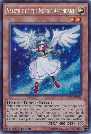 Valkyrie of the Nordic Ascendant [LC5D-EN184] Secret Rare | Odin's Place