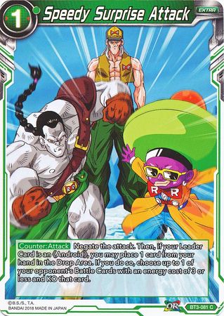 Speedy Surprise Attack (BT3-081) [Cross Worlds] | Odin's Place