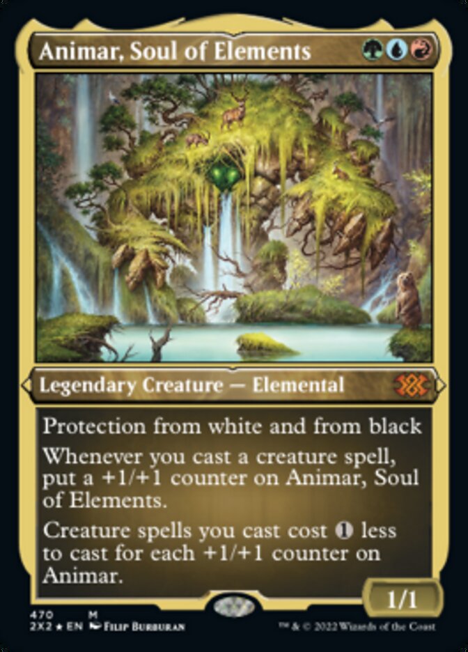 Animar, Soul of Elements (Foil Etched) [Double Masters 2022] | Odin's Place