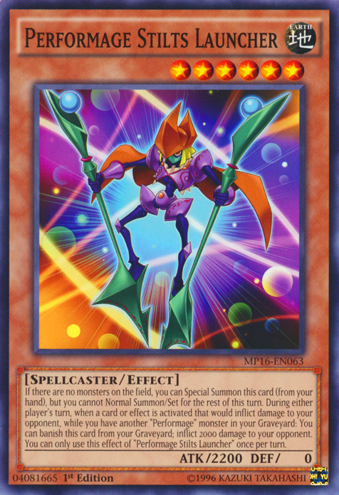Performage Stilts Launcher [MP16-EN063] Common | Odin's Place