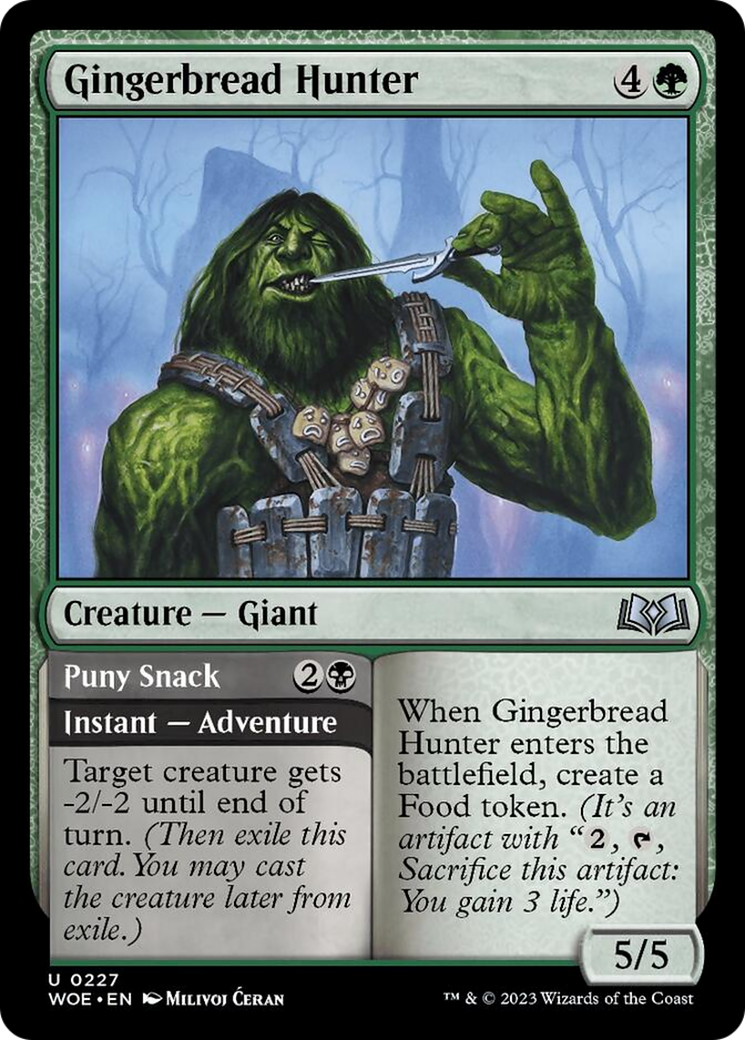 Gingerbread Hunter // Puny Snack [Wilds of Eldraine] | Odin's Place