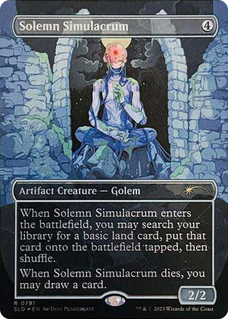 Solemn Simulacrum (0791) (Galaxy Foil) [Secret Lair Drop Series] | Odin's Place