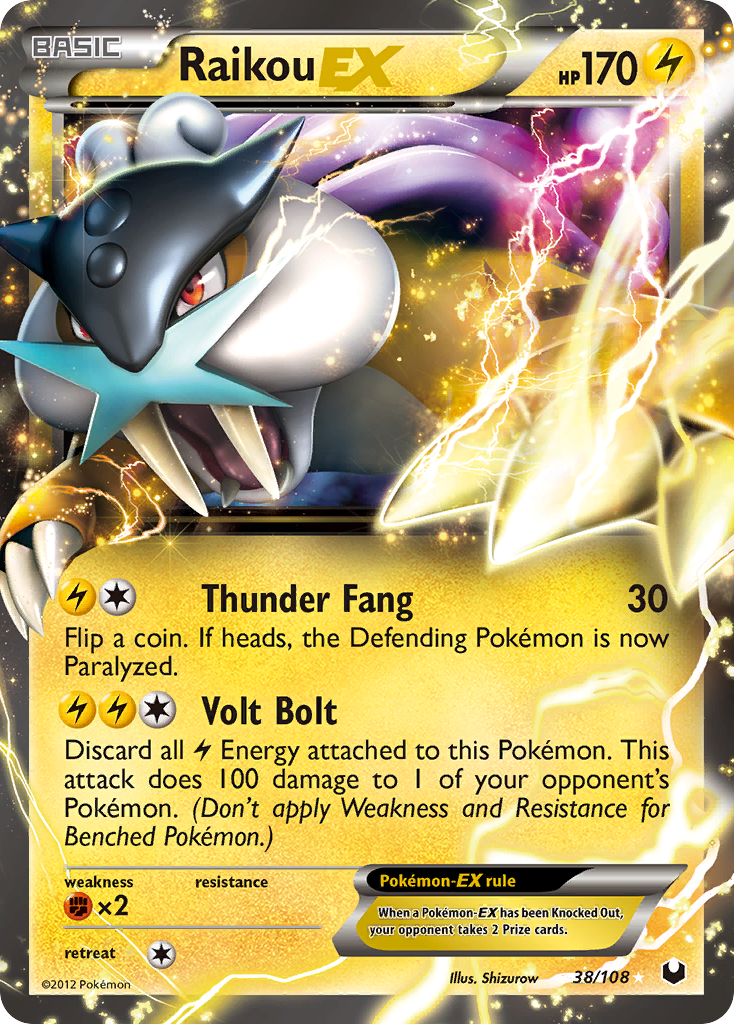 Raikou EX (38/108) [Black & White: Dark Explorers] | Odin's Place