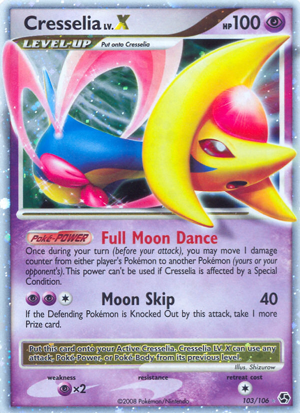 Cresselia LV.X (103/106) [Diamond & Pearl: Great Encounters] | Odin's Place