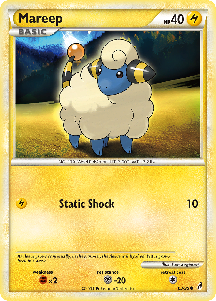Mareep (63/95) [HeartGold & SoulSilver: Call of Legends] | Odin's Place