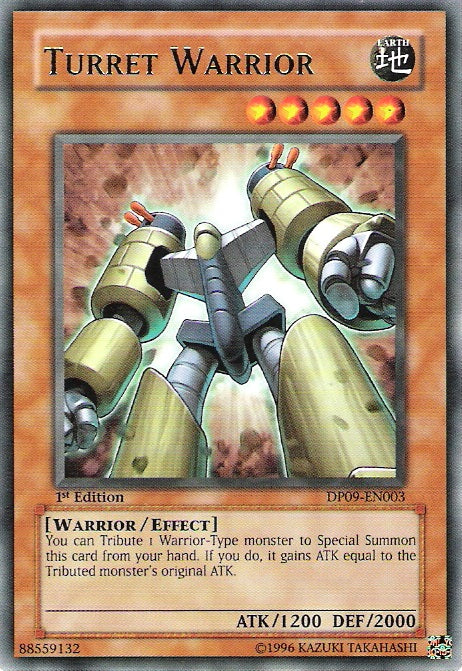 Turret Warrior [DP09-EN003] Rare | Odin's Place