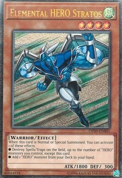 Elemental HERO Stratos [OP09-EN001] Ultimate Rare | Odin's Place