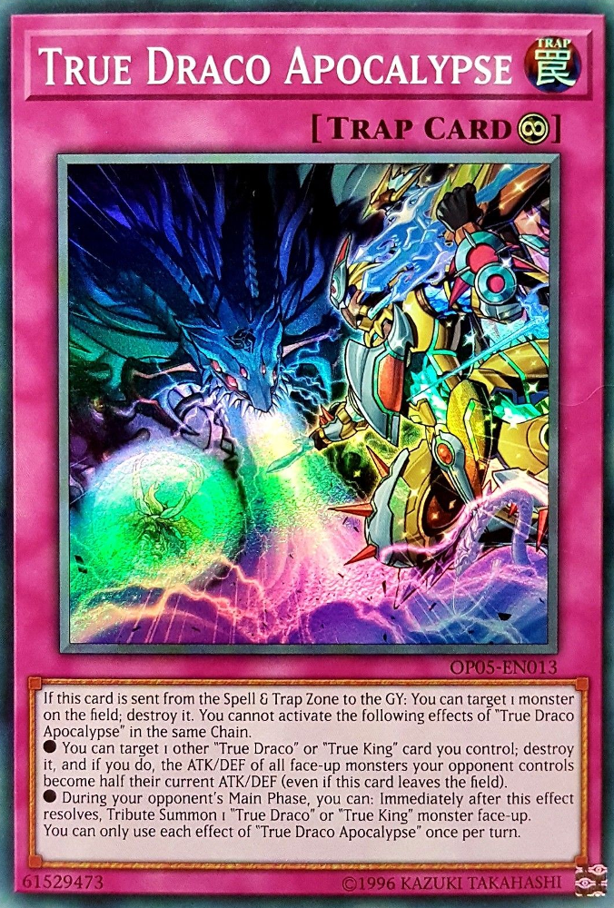True Draco Apocalypse [OP05-EN013] Super Rare | Odin's Place