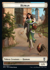 Eldrazi Spawn // Human Double-Sided Token [Streets of New Capenna Commander Tokens] | Odin's Place
