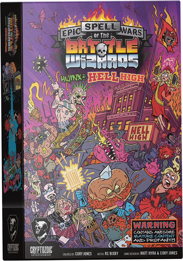 Epic Spell Wars of the Battle Wizards: 5 - Hijinx at Hell High (stand alone or expansion) | Odin's Place