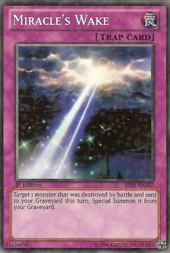 Miracle's Wake [BP01-EN107] Starfoil Rare | Odin's Place