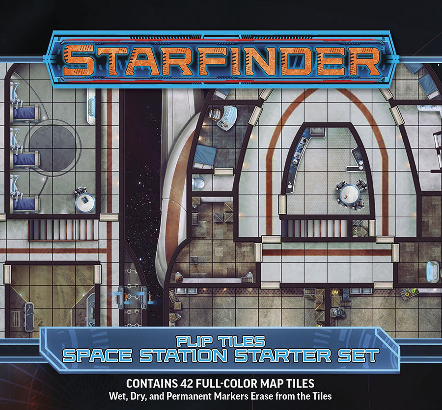Starfinder RPG: Flip-Tiles - Space Station Starter Set | Odin's Place