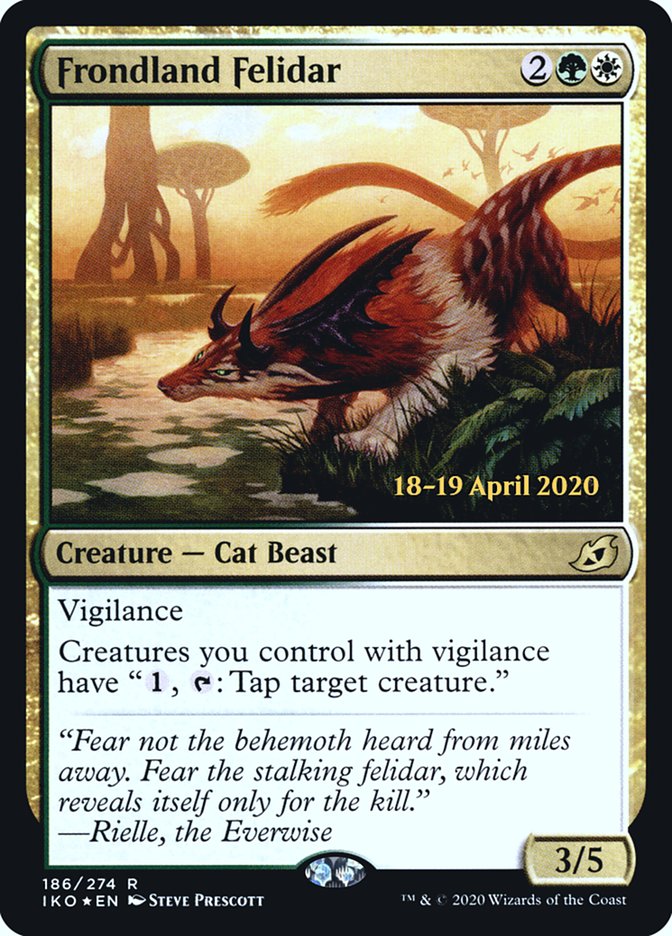 Frondland Felidar [Ikoria: Lair of Behemoths Prerelease Promos] | Odin's Place