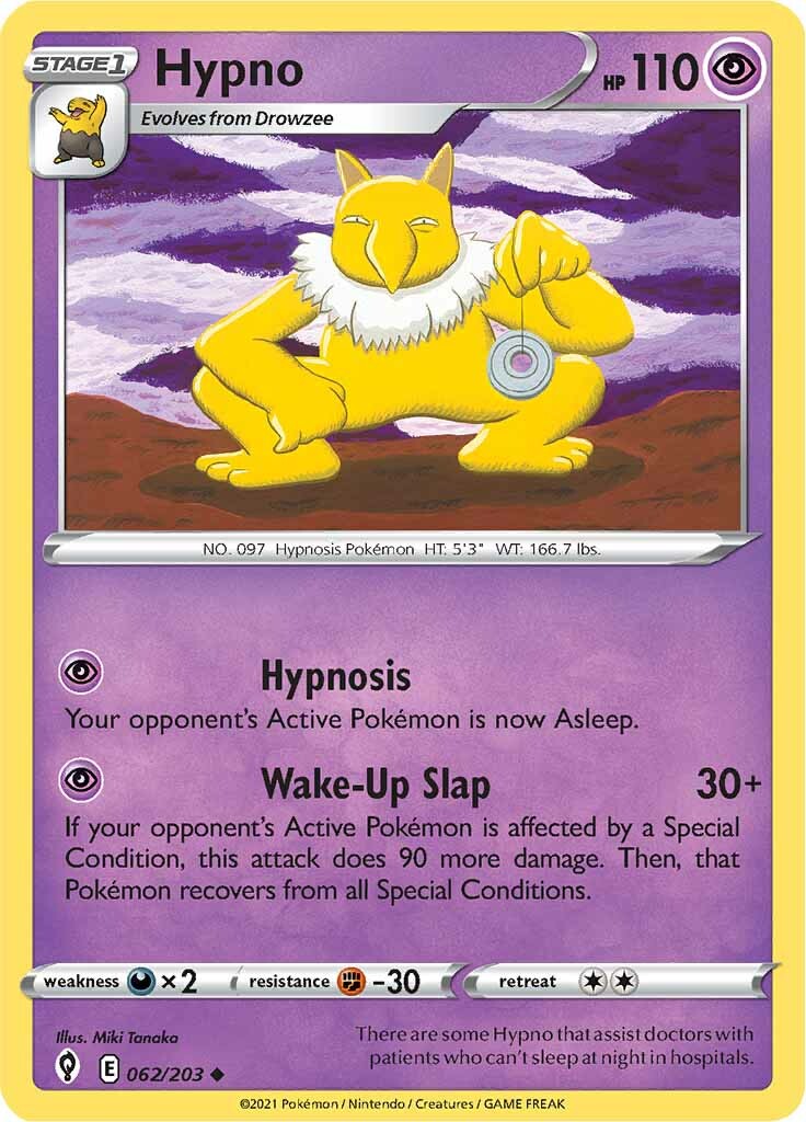 Hypno (062/203) [Sword & Shield: Evolving Skies] | Odin's Place
