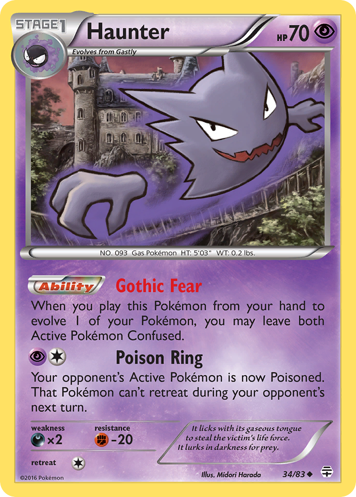 Haunter (34/83) [XY: Generations] | Odin's Place
