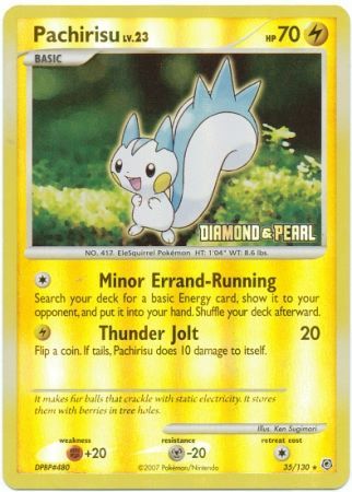 Pachirisu (35/130) [Burger King Promos: 2008 Collection] | Odin's Place