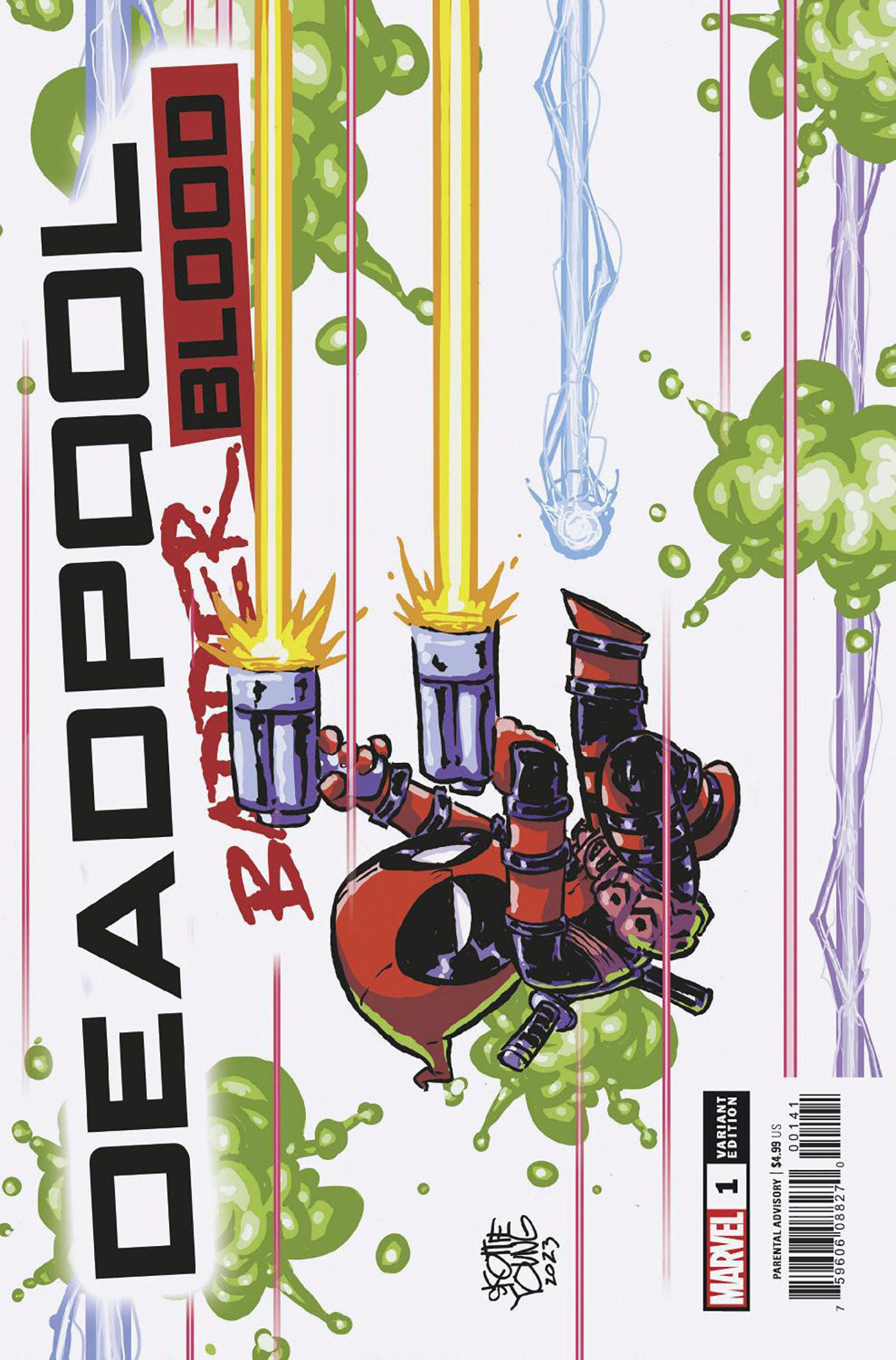 Deadpool: Badder Blood 1 Skottie Young Variant | Odin's Place