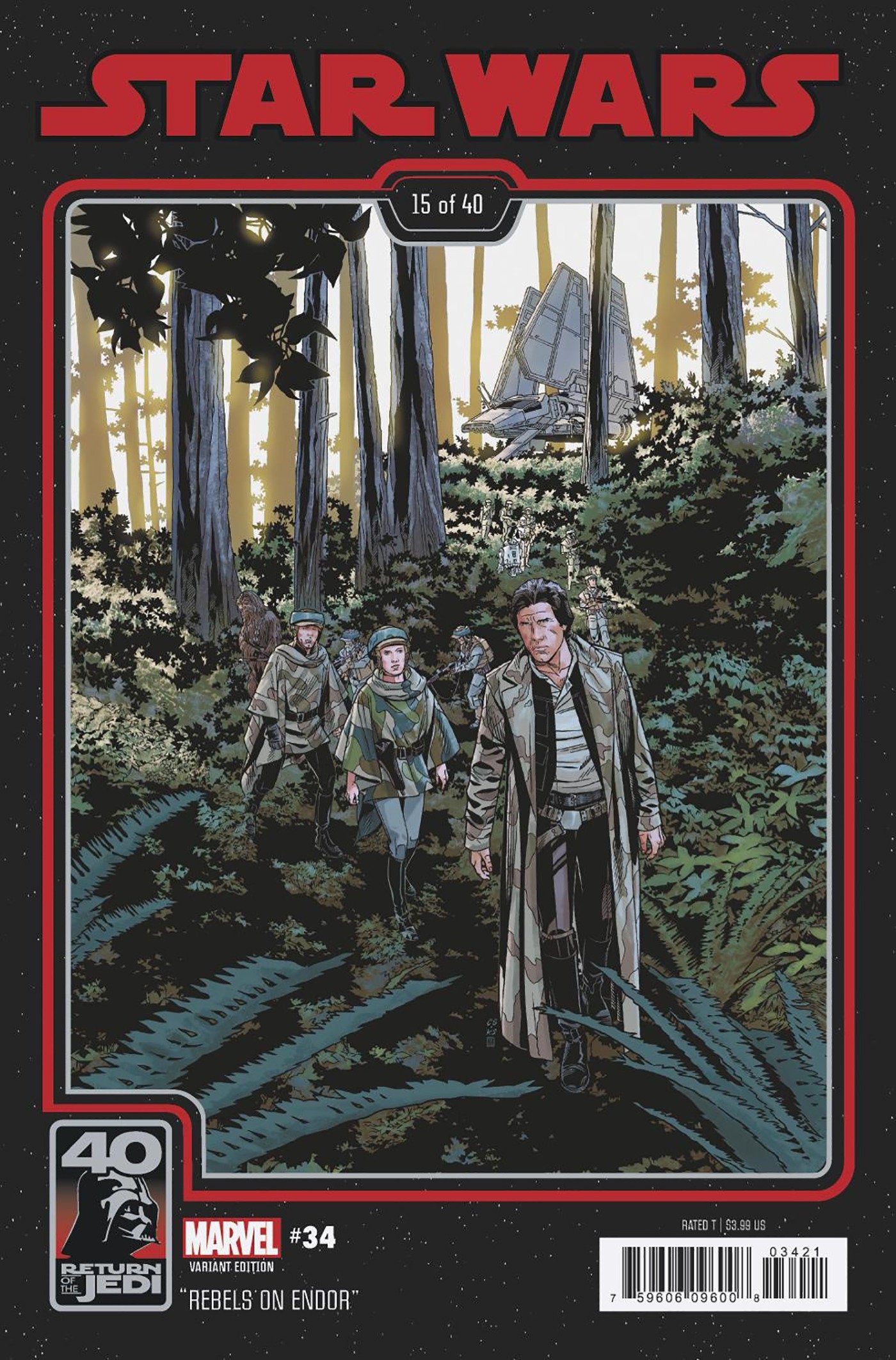 Star Wars 34 Chris Sprouse Return Of The Jedi 40th Anniversary Variant | Odin's Place