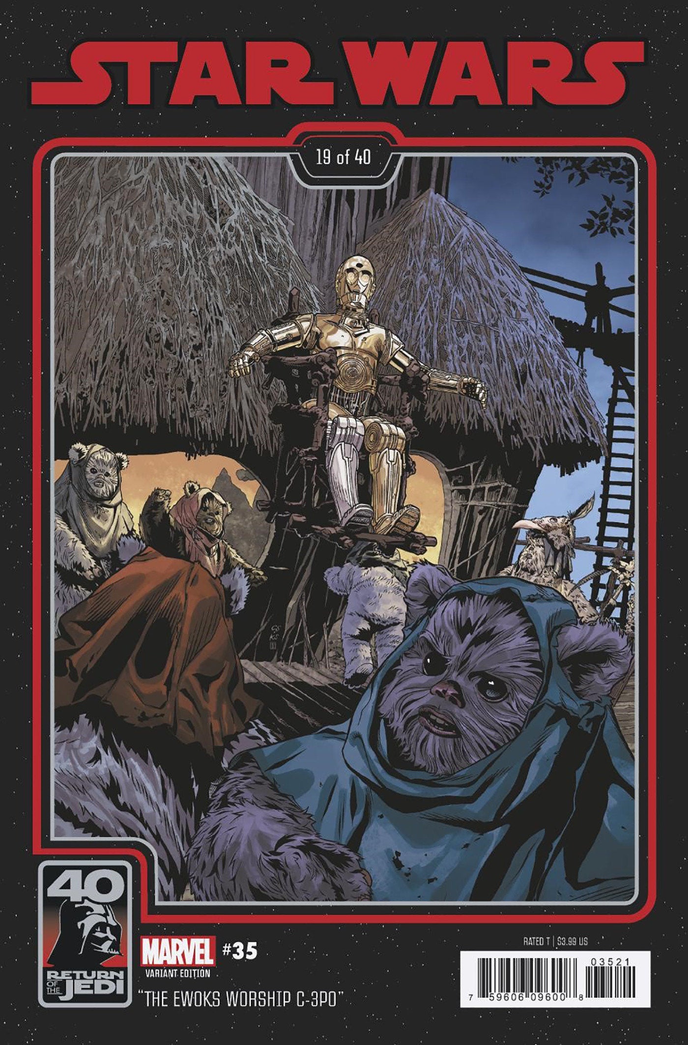 Star Wars 35 Chris Sprouse Return Of The Jedi 40th Anniversary Variant | Odin's Place