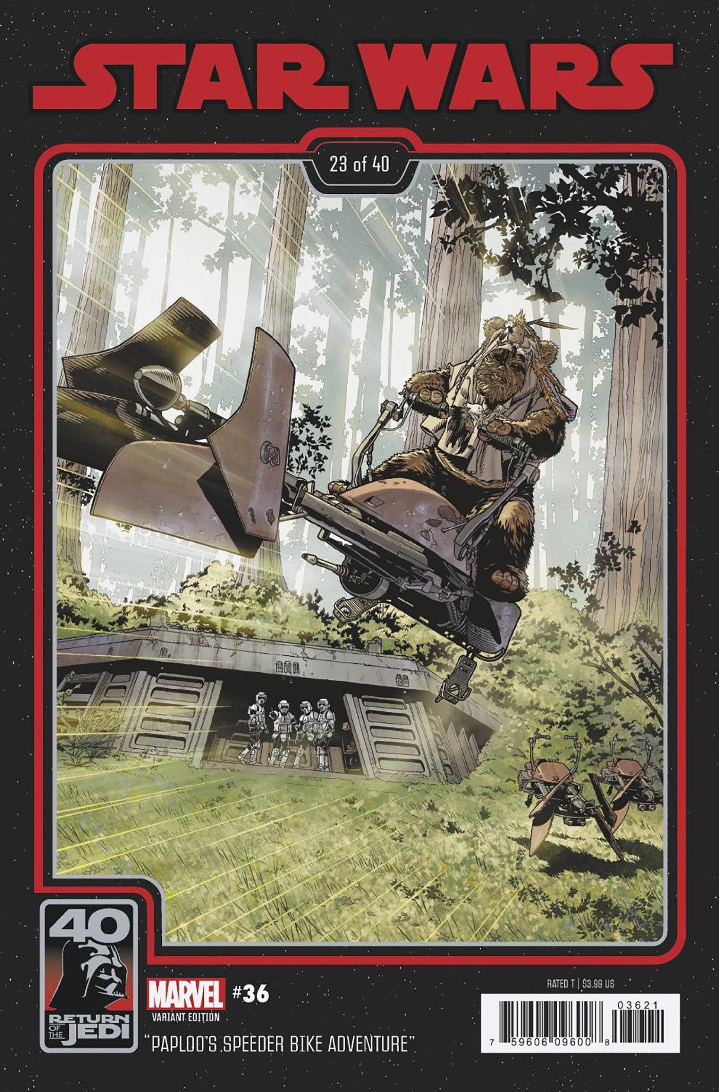 Star Wars 36 Chris Sprouse Return Of The Jedi 40th Anniversary Variant | Odin's Place
