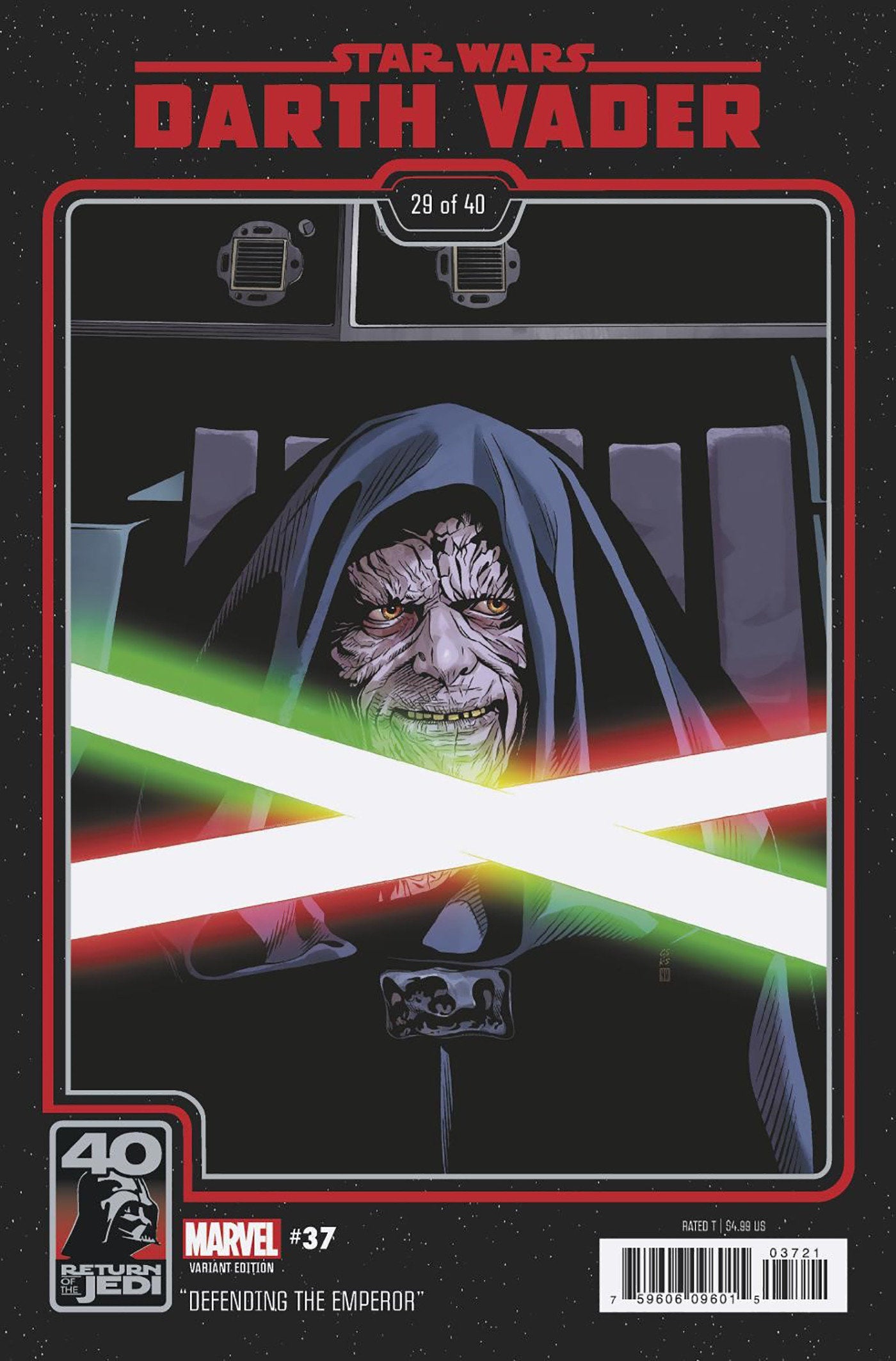 Star Wars: Darth Vader 37 Chris Sprouse Return Of The Jedi 40th Anniversary Variant [Dd] | Odin's Place