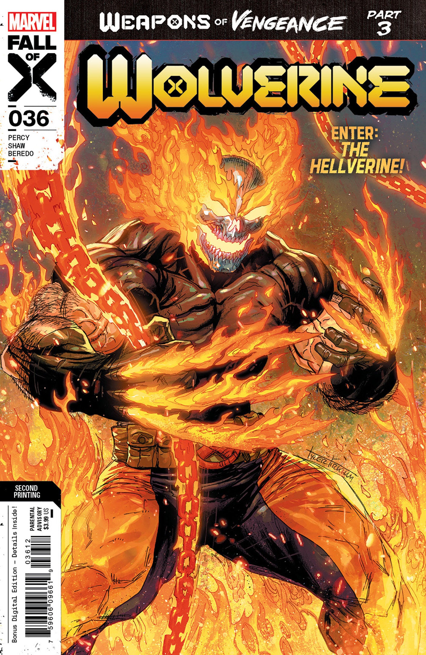 Wolverine 36 Tyler Kirkham 2nd Print Variant [Fall] | Odin's Place
