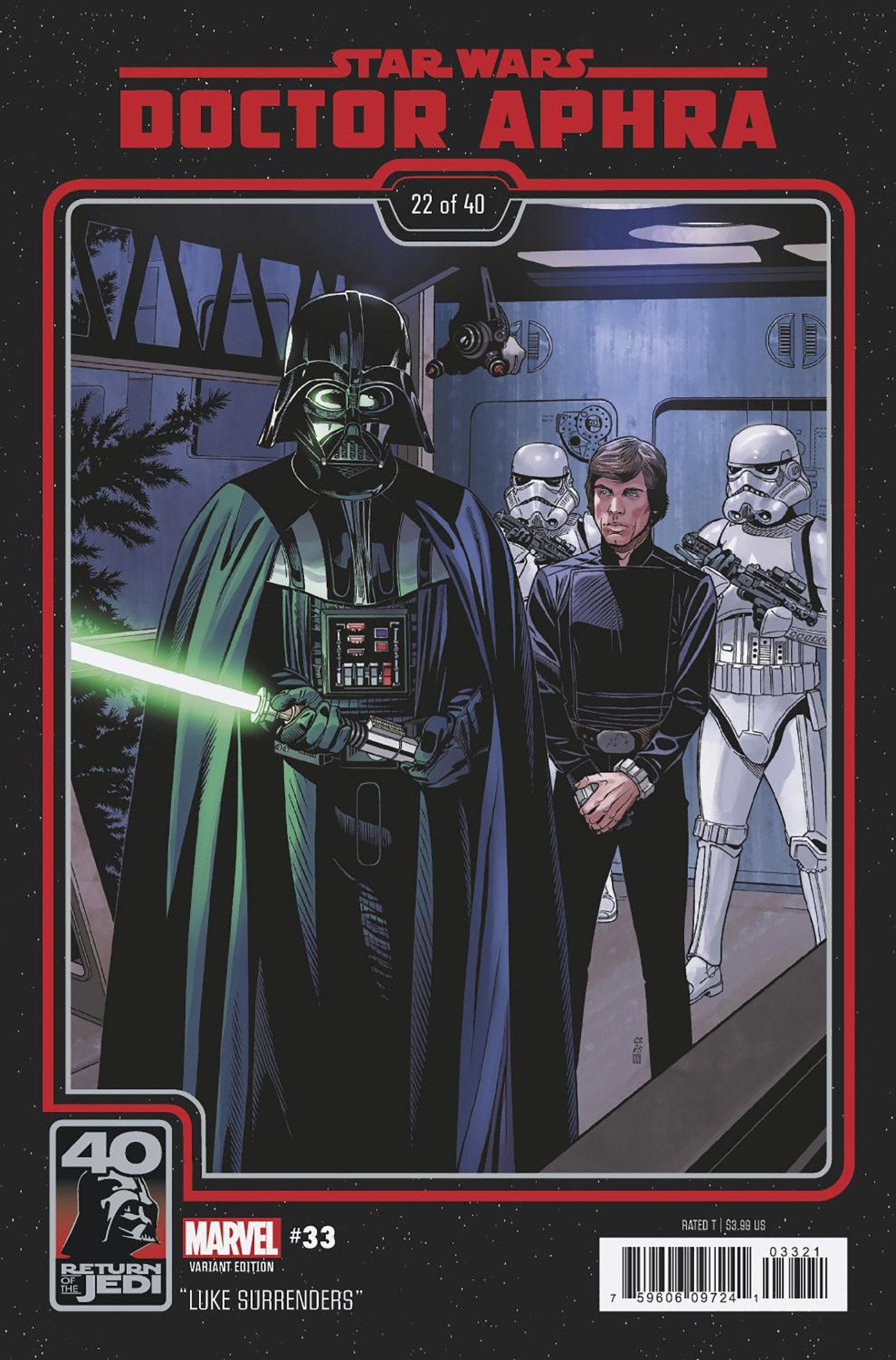 Star Wars: Doctor Aphra 33 Chris Sprouse Return Of The Jedi 40th Anniversary Variant | Odin's Place