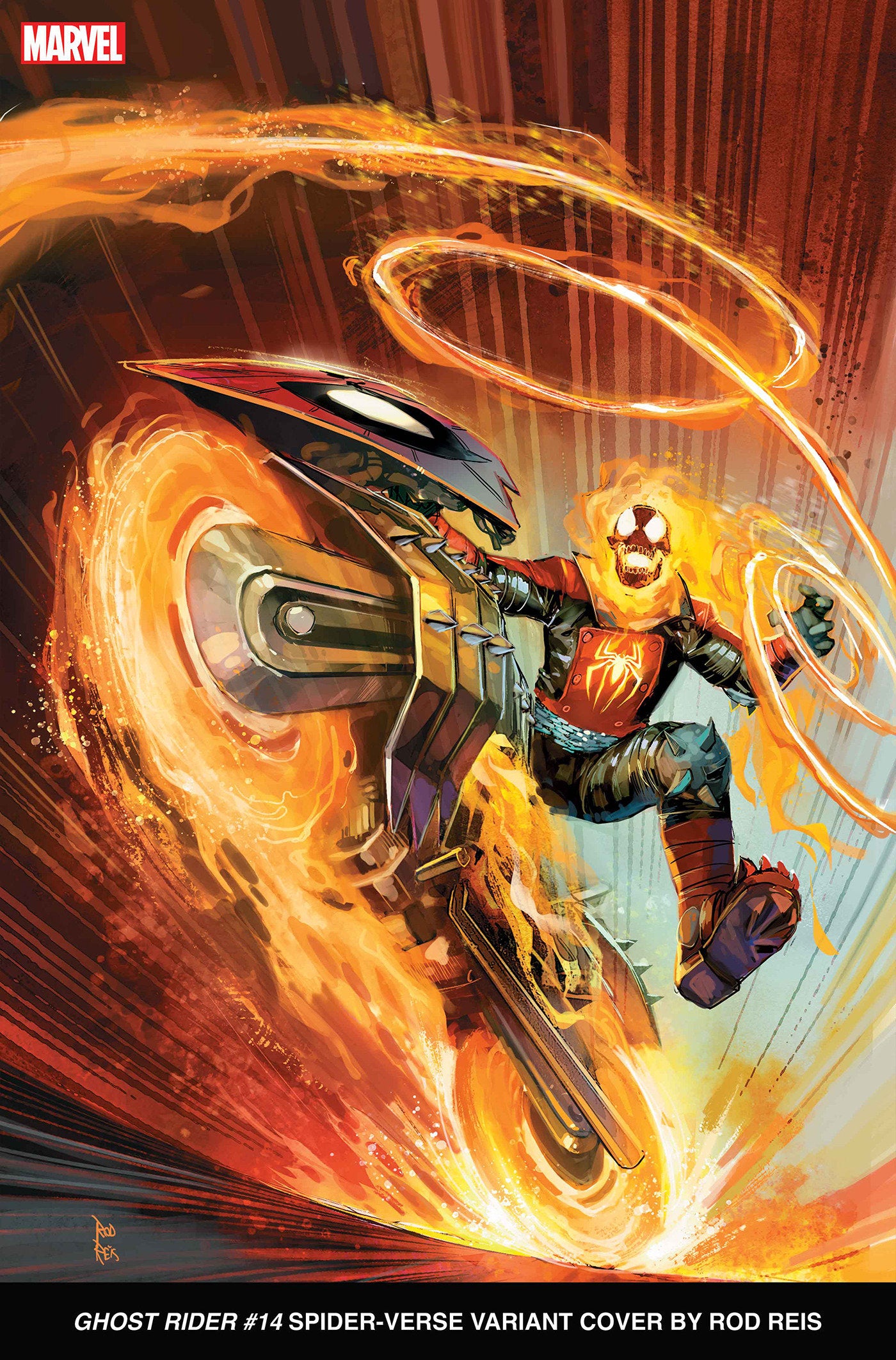 Ghost Rider 14 Rod Reis Spider-Verse Variant | Odin's Place