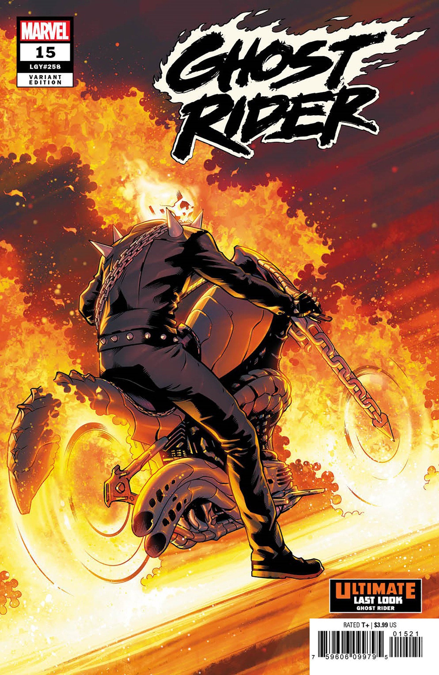 Ghost Rider 15 Juann Cabal Ultimate Last Look Variant | Odin's Place