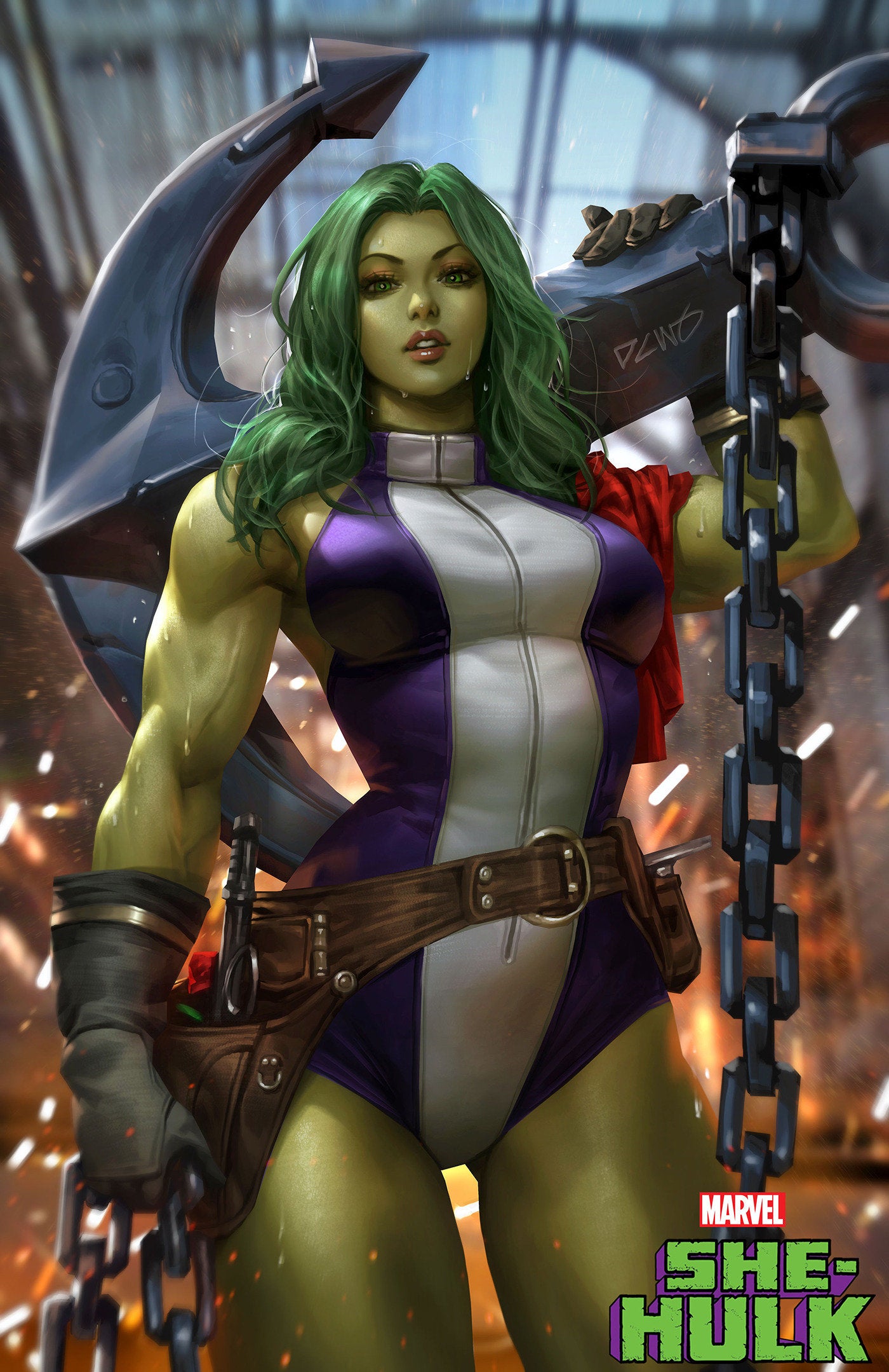 She-Hulk 14 Derrick Chew She-Hulk Variant | Odin's Place